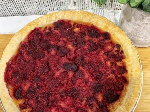 Raspberry Custard Pie, desserts